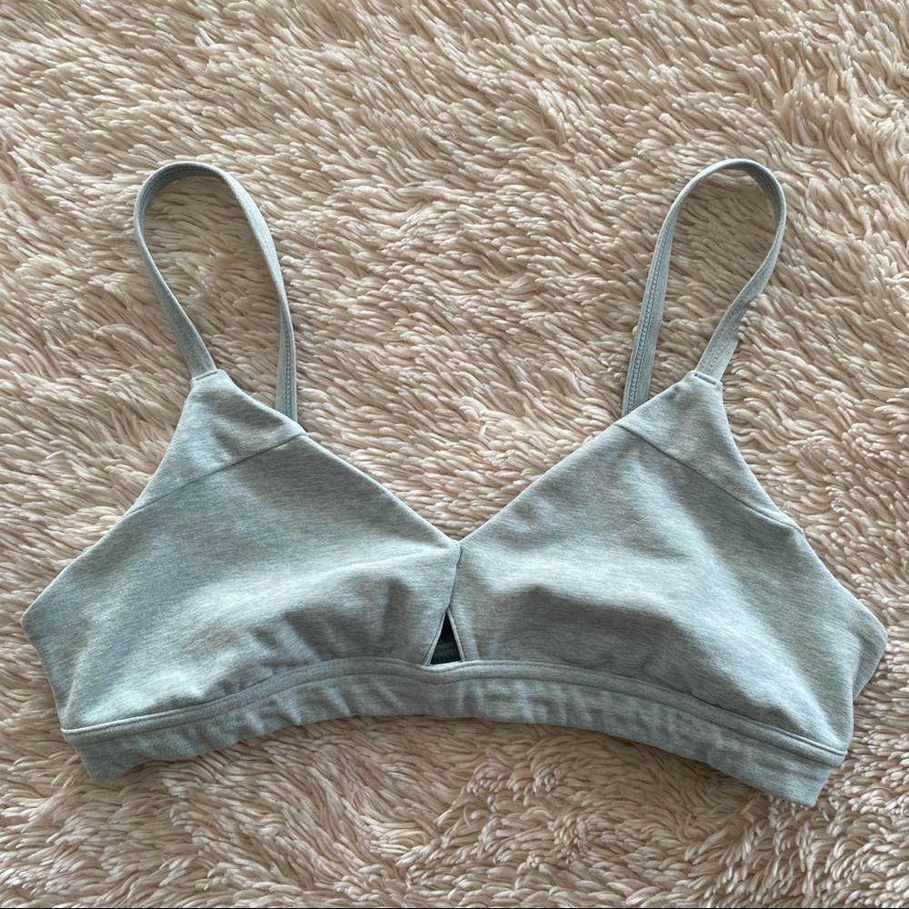 AloSoft Blue Sports Bra